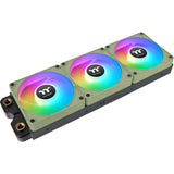 Thermaltake ct120 ex reverse argb sync pc køleventilator matcha grøn (3-fan pack) case fans (lysegrøn, 3 styk, 120 x 120 x 25 mm, pwm)