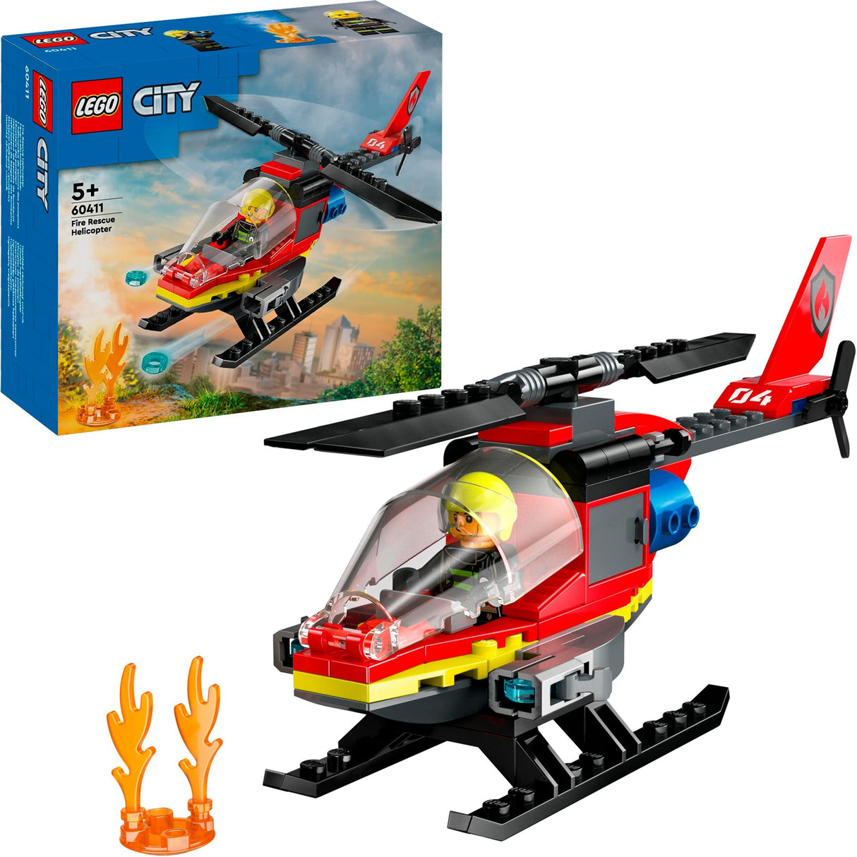 Lego city brandhelikopter - 60411