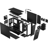 Fractal design meshify 2 midi tårnhus (sort | 2x USB-A | 1x USB-C)