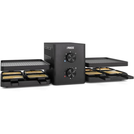 Princess raclette purify 162660 gourmet sæt (sort)