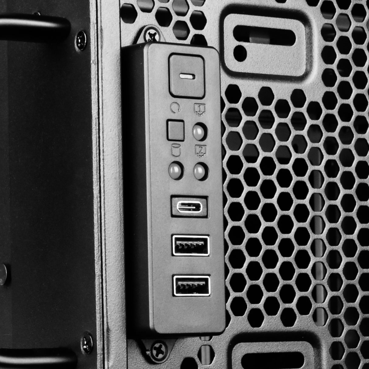 Silverstone rm44 rackhus (sort | 4u | usb type-c | 2x 80 mm kasseventilator inkluderet)