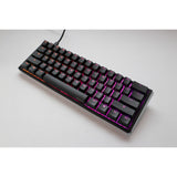 Ducky one 3 klassisk mini rgb mekanisk tastatur (sort, us-layout (qwerty), cherry mx brown, 60%, rgb led, double-shot pbt, hot-swappable, quack mekanik)