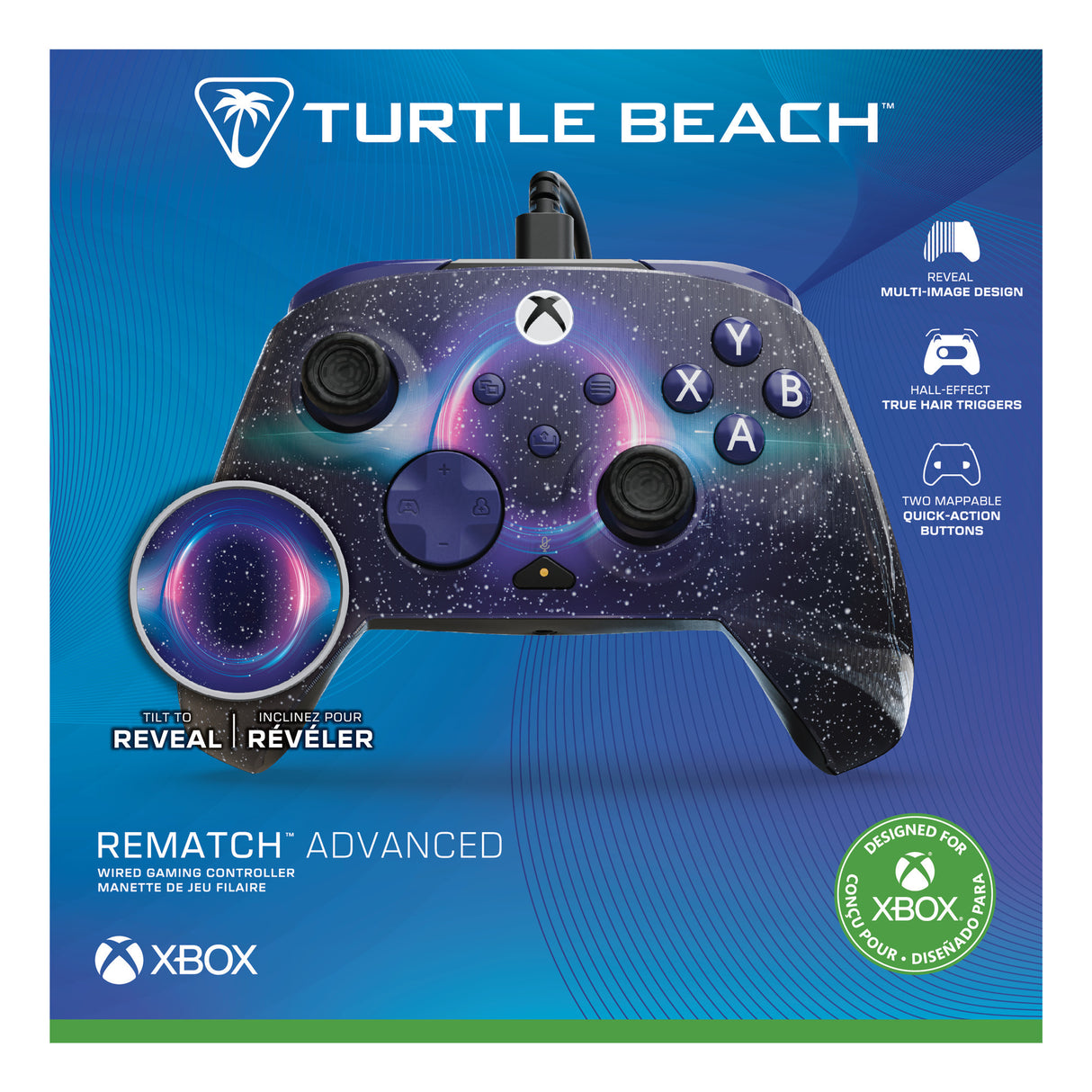 Turtle Beach Rematch Advanced Wired Controller (Dark Cosmos, Xbox Series X|S, Xbox One, PC)