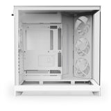 Nzxt h9 flow rgb midi tårnhus (hvid (mat) | 2x usb-a | 1x usb-c | rgb | hærdet glas)