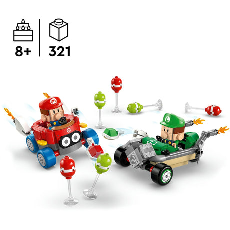 Lego super mario 72034 mario kart baby mario vs Baby Luigi
