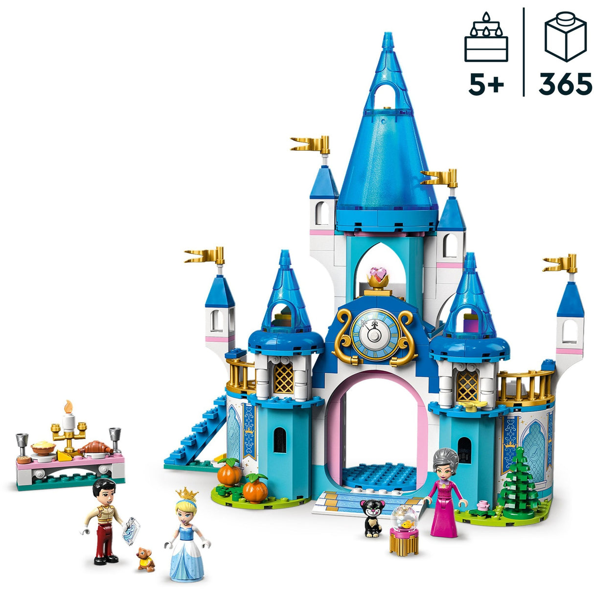 Lego Disney Princess - Askepots slot og det smukke prinsens byggelegetøj (43206)