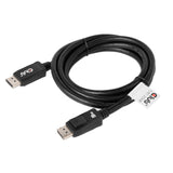 Club 3D Displayport 1.4 Vesa certificeret kabel han-han (sort, 2 meter, 8k 60hz, 32,4gbps)