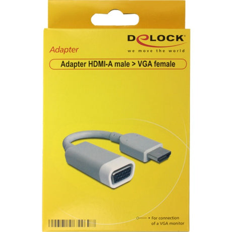 Delock HDMI A > VGA-adapter (grå, 0,15 meter)