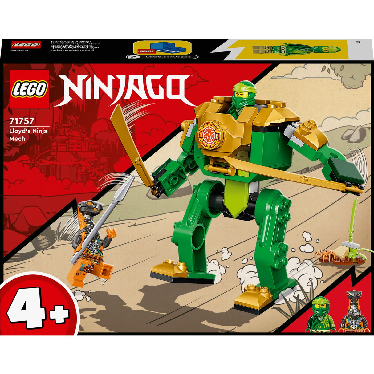 Lego Ninjago - Lloyd's Ninja Mech Construction Toy (71757)