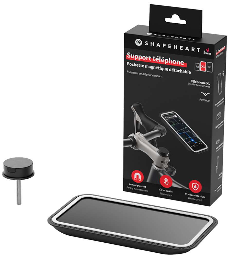 Shapeheart magnetisk smartphone-gaffelarm til cykel