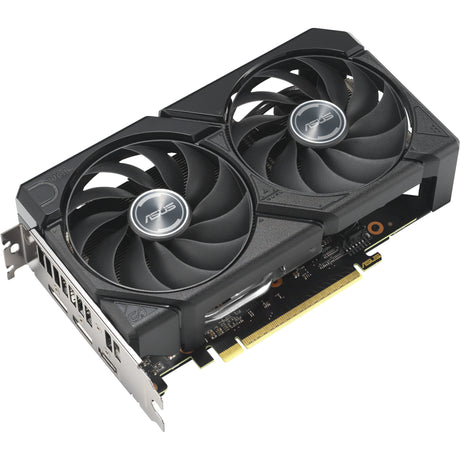 Asus dual radeon rx 9060 xt 16GB grafikkort (sort, 2x skærmport, 1x HDMI)