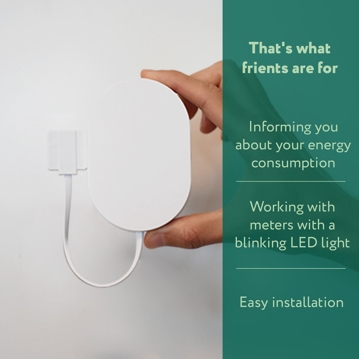 Ty frient elmåler interface 2, LED energibesparelse (hvid, zigbee 3.0)