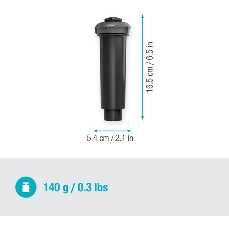 Gardena pop-up sprinkler md180 sprinkler (sort grå, sprøjteafstand mellem 5 m og 7,5 m)