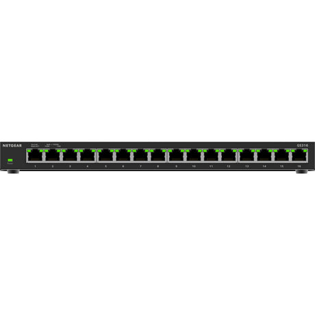Netgear gs316v3 switch (zwart)