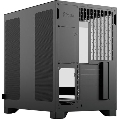 Fractal design pop 2 vision midi tower behuizing (zwart | 1x usb-a | 1x usb-c | tempered glass)