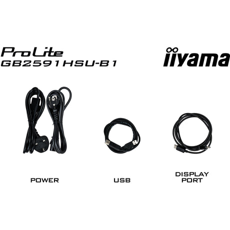 Iiyama G-Master Gold Phoenix GB2591HSU-B1 24.5 gaming-skærm (sort (mat), 320 Hz, HDMI, DisplayPort, USB, lyd)