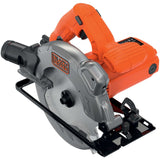 Black+decker 1250w 190mm rundsav cs1250lka-qs håndrundsav (orange, inkl. kuffert med 2x savklinge)