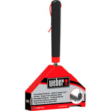 Weber tresidet rensebørste grillrensebørste (sort rød, 30 cm)