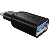 Icy Box IB-CB003 USB 3.0 Type-C-stik til USB 3.0 Type-A-adapter (sort)
