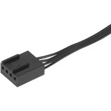 Silverstone air slimer 140 argb kabinet blæser (sort, 140 x 15 x 140 mm, pwm)