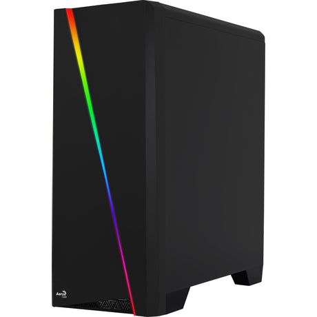Aerocool cylon midi tower behuizing (zwart | 3x usb-a | rgb | window)