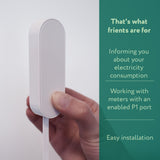 Ty frient elmåler interface 2, p1 energibesparelse (hvid, zigbee 3.0)