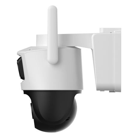 Imou aov dobbelt linse 5mp+5mp udendørskamera (hvid, 3k, 4G LTE, WiFi 6, solpanel)