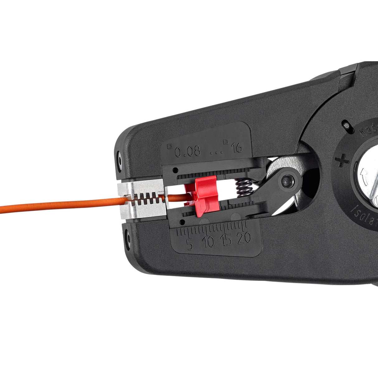 Knipex automatisk afisoleringstang | længde 195 mm | 0,08-16 (awg 28-5) mm² | 1 stk - 12 52 195 - 12 52 195