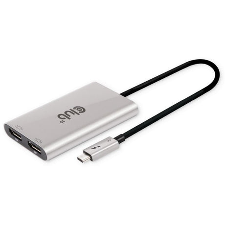 Club 3d thunderbolt 3 til dual displayport displayport splitter