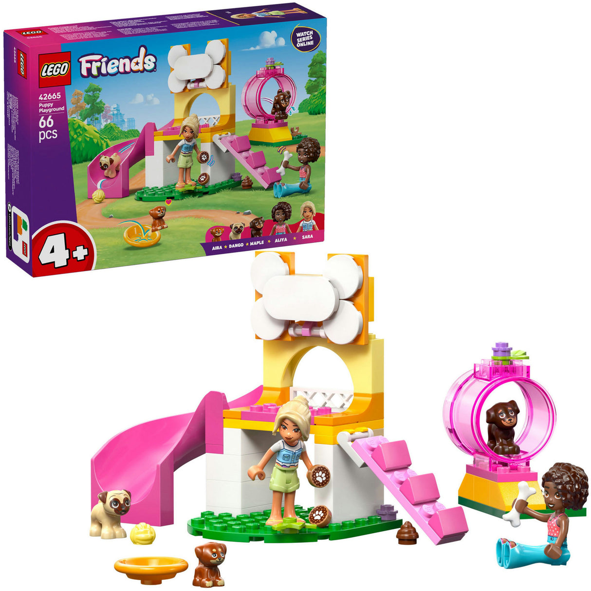 Lego friends hundelegeplads rolleleg byggesæt - 42665