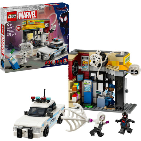 Lego superhelte 76311 spider-vers: miles morales vs. the mockery