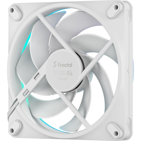 Fractal design momentum 14 rgb kabinet blæser (hvid, 140 x 140 x 25 mm, pwm)