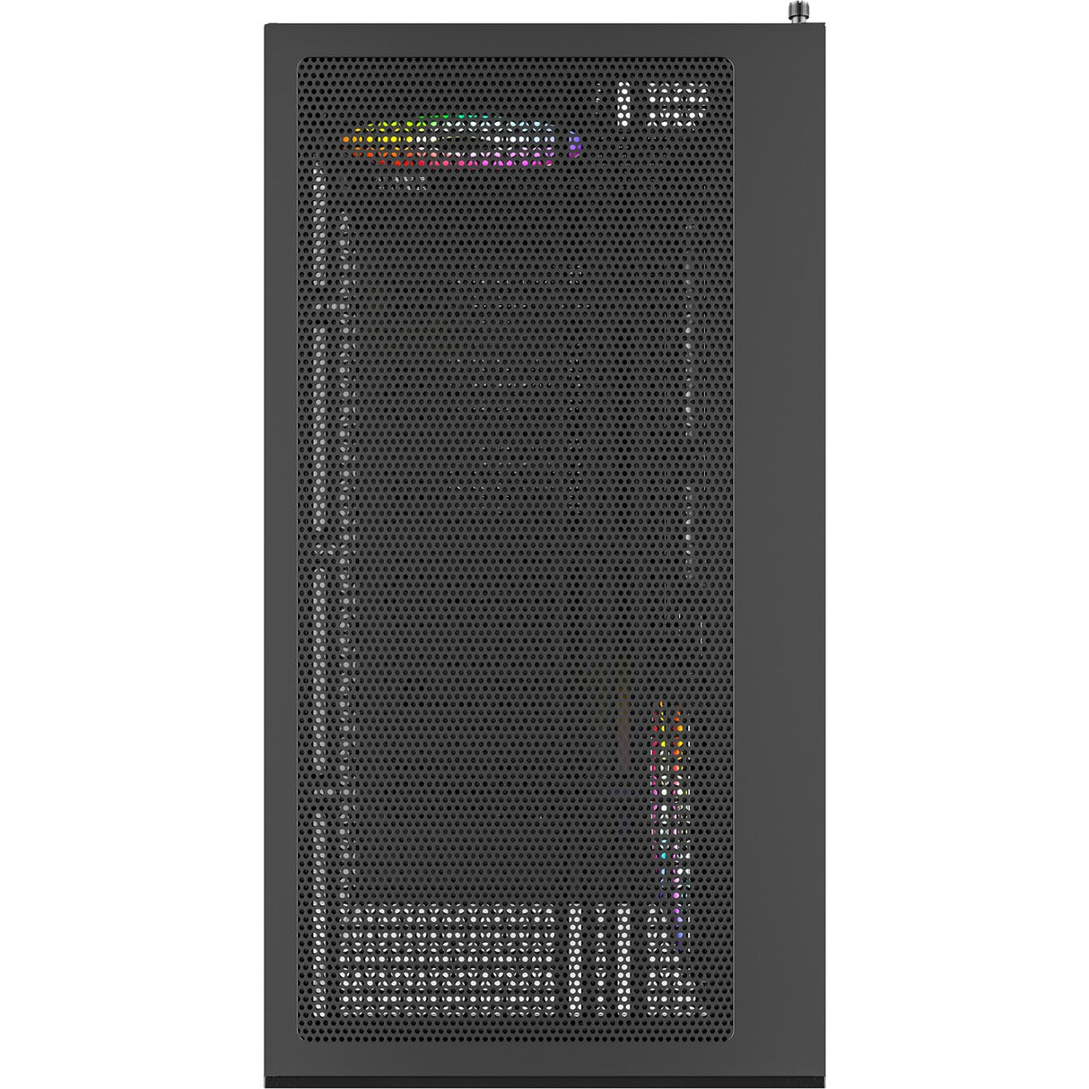 Montech xr midi tårnhus (sort | 2x USB-A | 1x USB-C | RGB | hærdet glas)