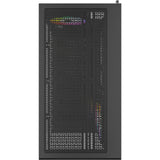 Montech xr midi tårnhus (sort | 2x USB-A | 1x USB-C | RGB | hærdet glas)