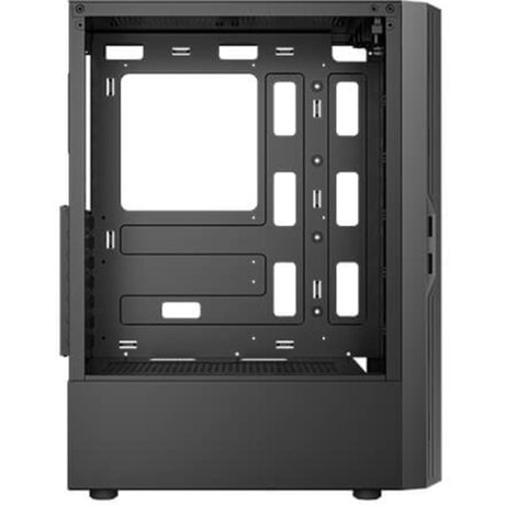 Antec ax20 midi tårnhus (sort | 3x USB-A | hærdet glas)