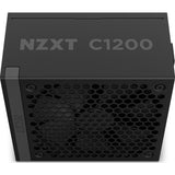 Nzxt c1200 gold atx 3.1 modulær 1200 watt strømforsyning (sort, 1x 12v-2x6, 3x pcie)