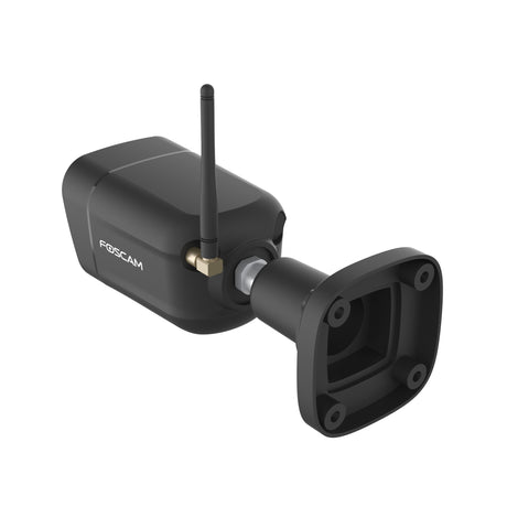 Foscam v8p, 4k 8mp dual-band wifi sikkerhedskamera (sort, med lyd- og lysalarm)