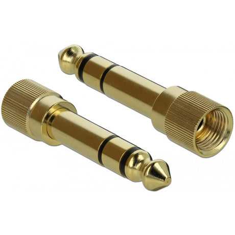 Delock stereostik 3,5 mm 3-benet han > hun forlængerkabel (sort, 5 meter)