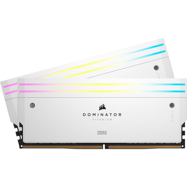 Corsair 96 GB DDR5-6600 RAM-sæt (hvid, CMP96GX5M2B6600C32W, Dominator Titanium RGB, XMP 3.0)