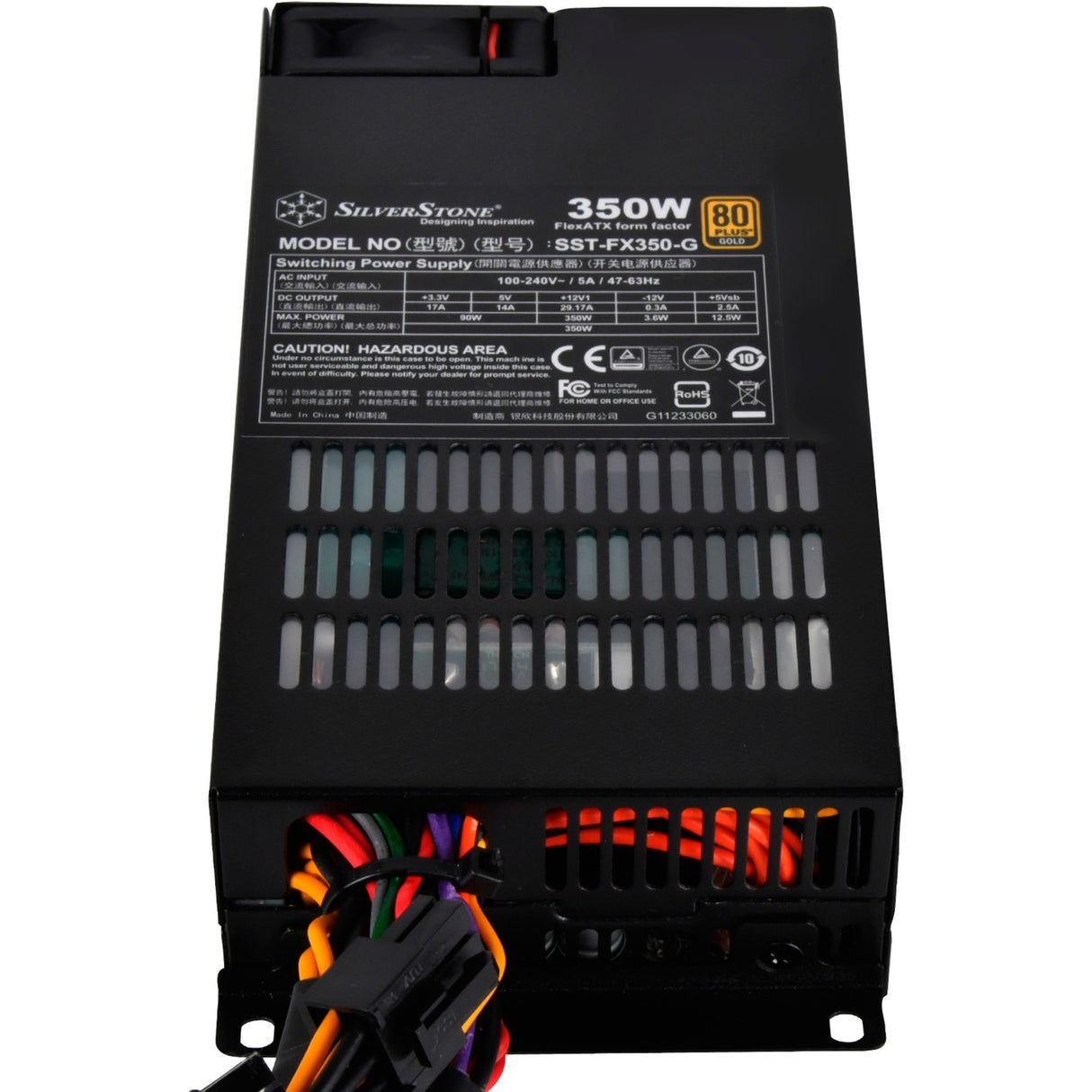 Silverstone FX350-G 350 watt strømforsyning (flex ATX formfaktor)