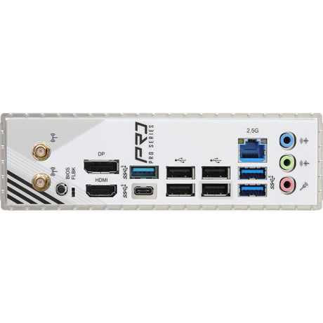 Asrock A620AM Pro RS WiFi Socket AM5 bundkort (RAID, 2,5 GB-LAN, WLAN, BT, Lyd, µATX)
