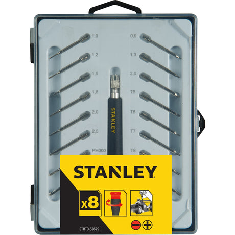 Stanley præcisionsskruetrækker multibit (16 dele)