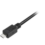 Sharkoon USB-A 2.0 > micro USB-B-kabel (sort, 2 meter)