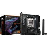 Gigabyte B850i Aorus Pro Socket AM5 bundkort (sort, RAID, 2,5 GB-LAN, Wi-Fi 7, BT, lyd, Mini-ITX)