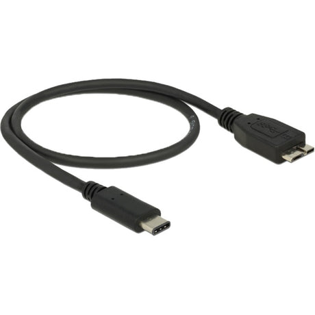 Delock USB-C 3.1 > USB 3.1 mikro-USB-adapter (sort, 0,5 meter, USB 3.1 gen 2)