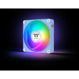 Thermaltake ct120 ex argb sync pc køleblæser hortensiablå (3-fan pakke) kuffertventilatorer (lyseblå, 3 stk., 120 x 120 x 25 mm, pwm)
