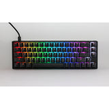 Ducky one 3 klassisk sf rgb mekanisk tastatur (sort, us-layout (qwerty), cherry mx brown, 65%, rgb lysdioder, double-shot pbt, hot-swappable, quack mekanik)