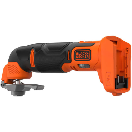 Black+decker 18v skruetrækker + 18v oscillerende multiværktøjsbundt (sort orange)