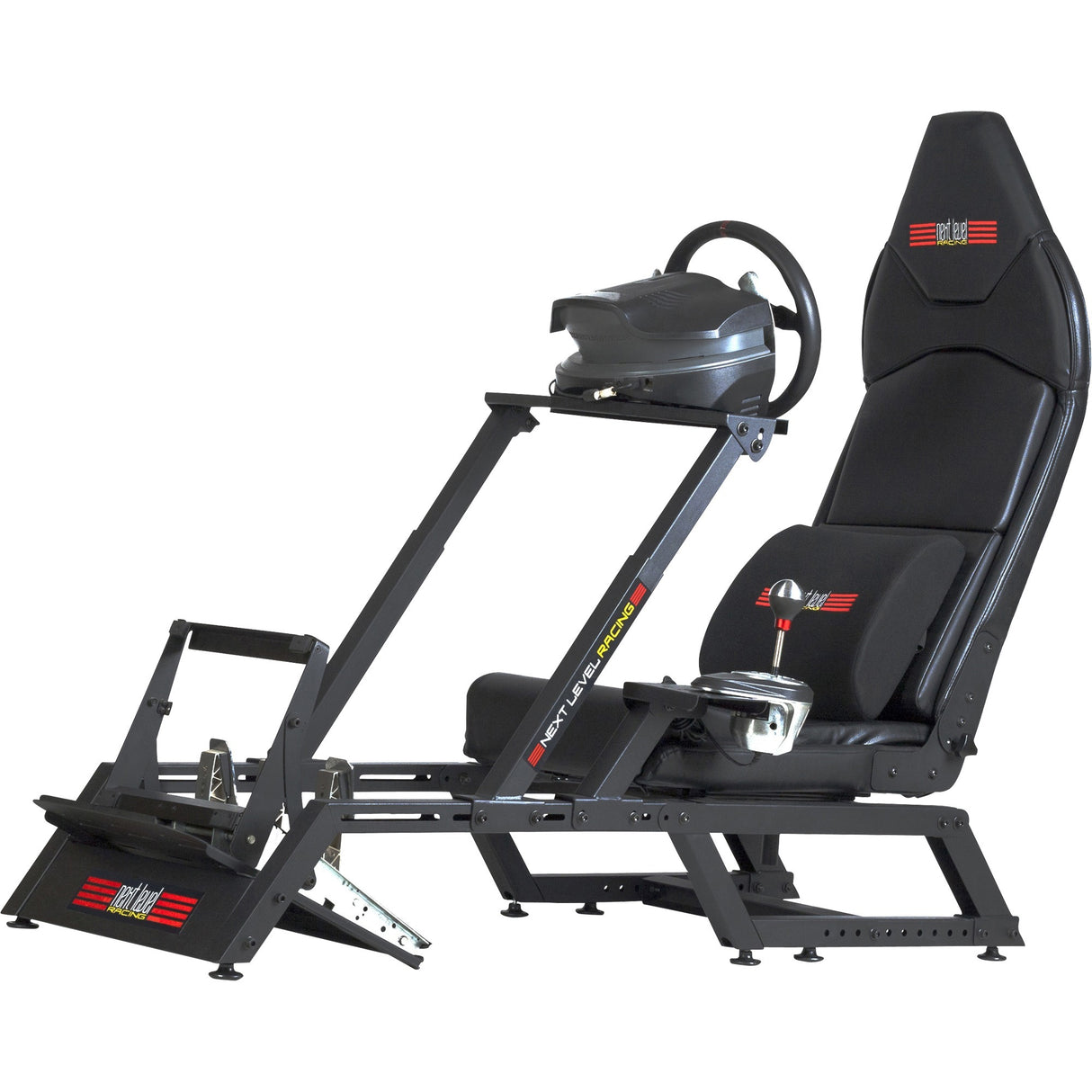 Næste niveau racing f-gt formel og gt simulator cockpit racing simulator (sort (mat))