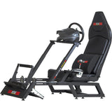 Næste niveau racing f-gt formel og gt simulator cockpit racing simulator (sort (mat))